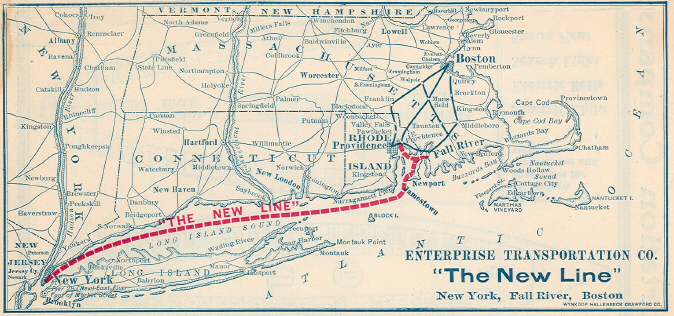 New Line route, 1907.