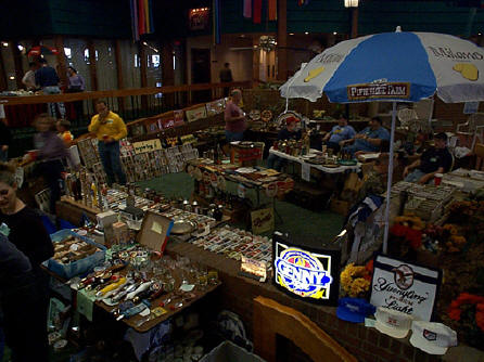 A part of the trade floor at Blue Gray 2002.