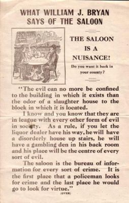 anti saloon pamphlet.