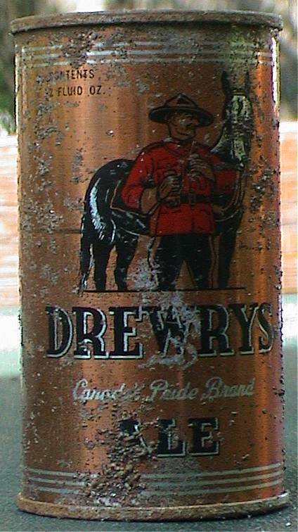 Early Drewerys Ale can.