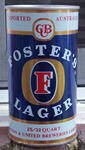 Fosters Lager.
