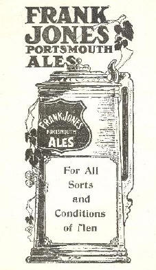 Frank Jones ad from a 1906 theater program.
