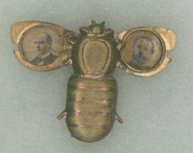 gold bug pin.