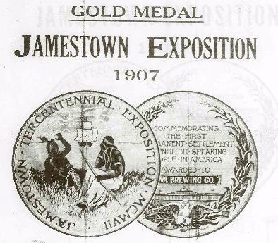 Jamestown medals