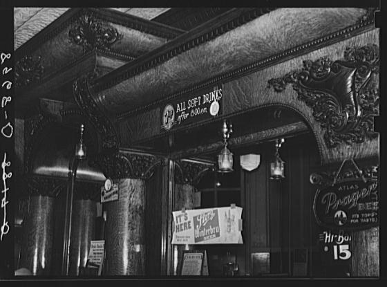 1930s  century saloon in Nebraska.