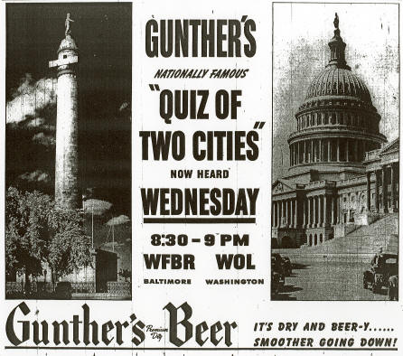 Quiz of Two Cities ad.
