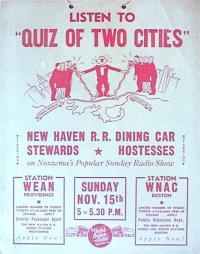 Quiz of Two cities poster.