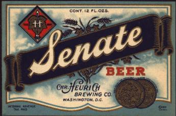 Senate Beer Label.