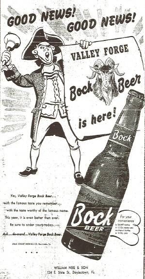 1950 Bock ad.