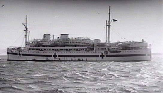 The Wanganella as hospital ship.