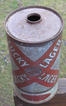 Blatz Beer Vintage Low Profile Cone Top Beer Can from